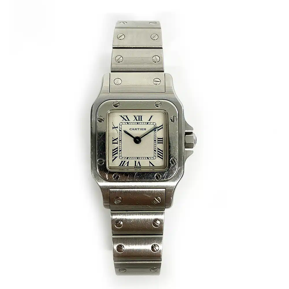 Cartier Santos Galbée 34.8mm Stainless Steel with Silver Dial Watch – image 3
