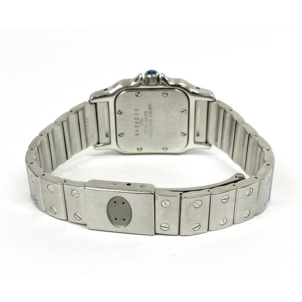 Cartier Santos Galbée 34.8mm Stainless Steel with Silver Dial Watch