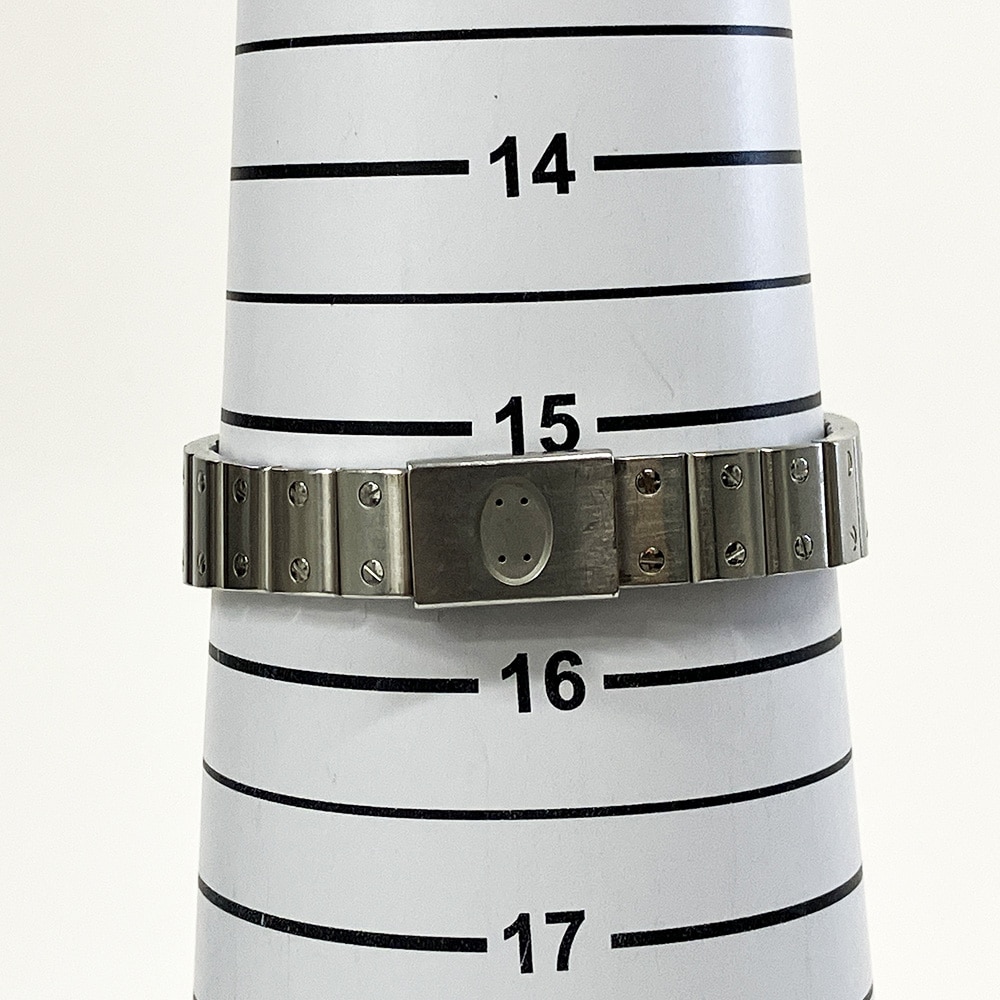 Cartier Santos Galbée 34.8mm Stainless Steel with Silver Dial Watch