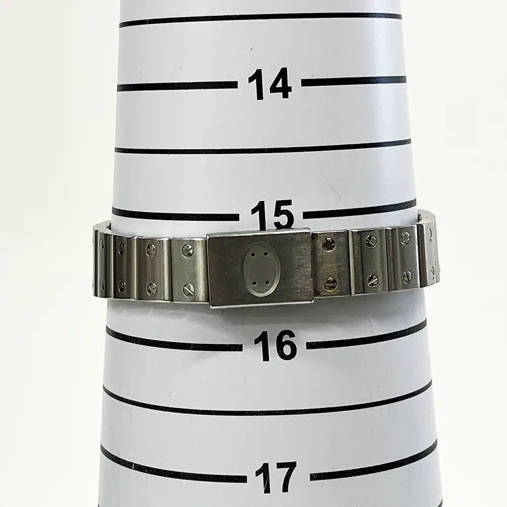 Cartier Santos Galbée 34.8mm Stainless Steel with Silver Dial Watch – image 7