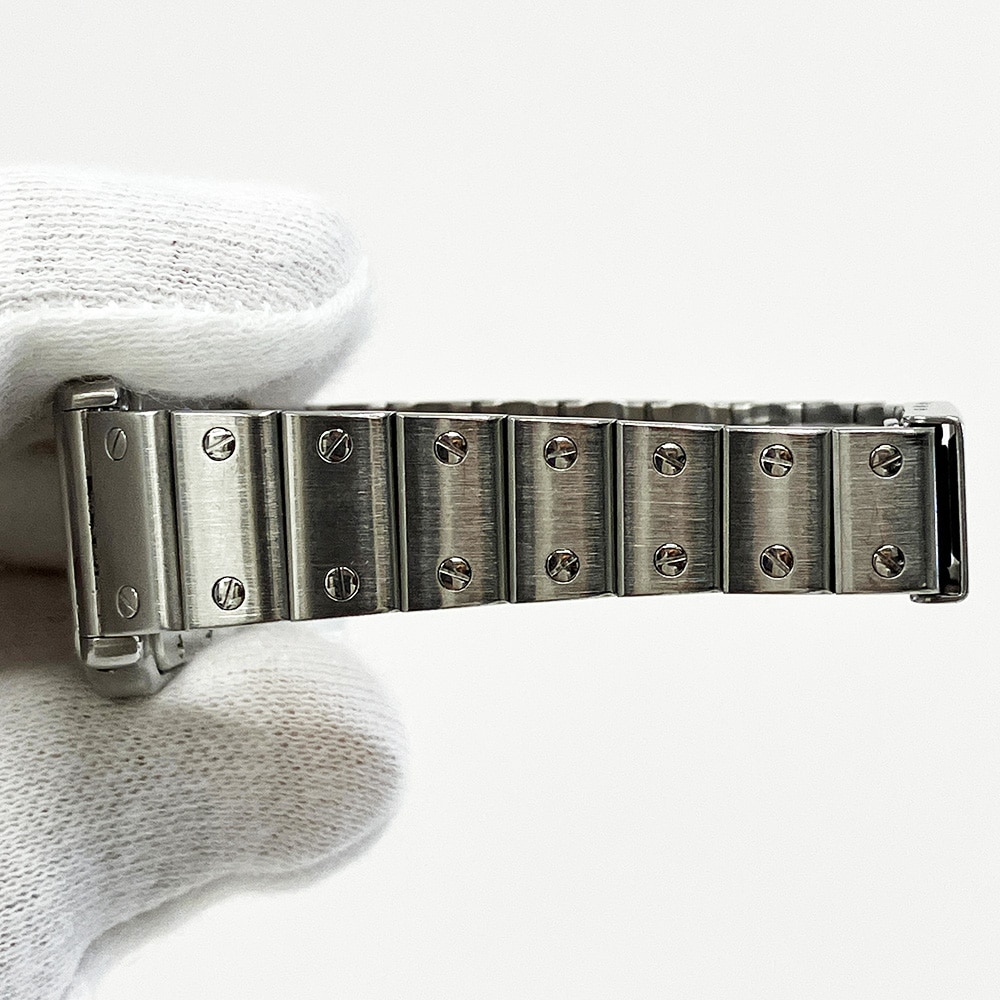 Cartier Santos Galbée 34.8mm Stainless Steel with Silver Dial Watch