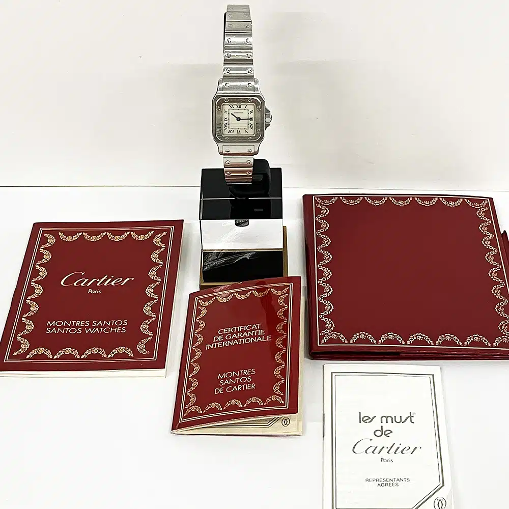 Cartier Santos Galbée 34.8mm Stainless Steel with Silver Dial Watch – image 9