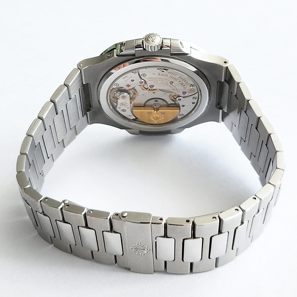 Patek Philippe Nautilus Certified Steel Blue Dial 5712/1A-001 Full Set Watch 2013