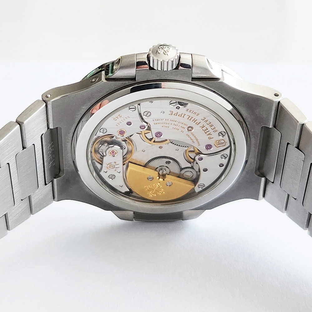 Patek Philippe Nautilus Certified Steel Blue Dial 5712/1A-001 Full Set Watch 2013