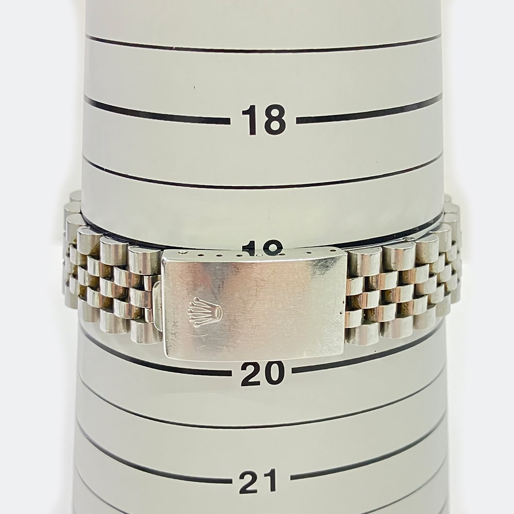 Rolex Datejust 36 Jubilee 16234 Stainless Steel with White Roman Dial Watch 1993