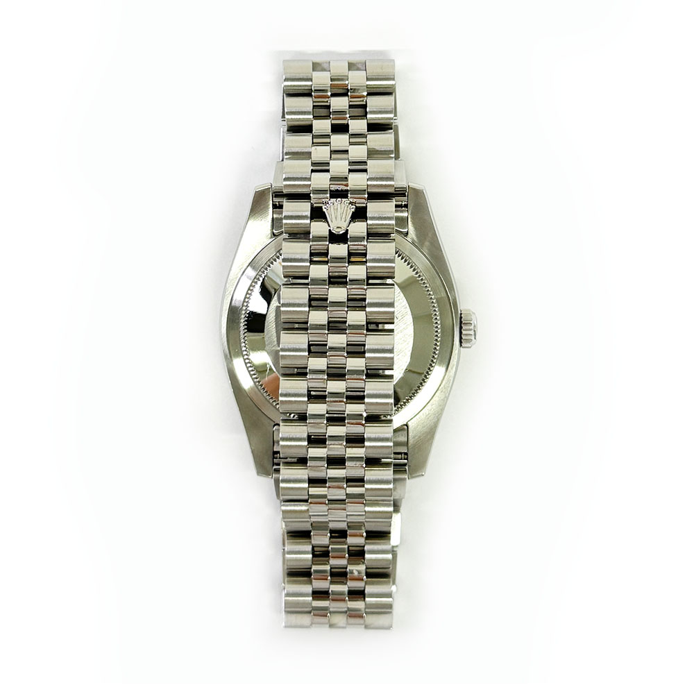 Rolex Datejust 36mm Jubilee 116234 Stainless Steel Watch Black Roman Dial 2007