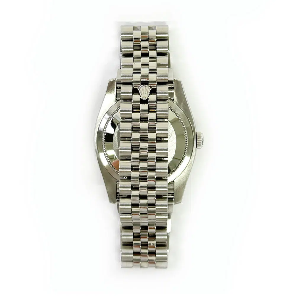 Rolex Datejust 36mm Jubilee 116234 Stainless Steel Watch Black Roman Dial 2007 – image 5