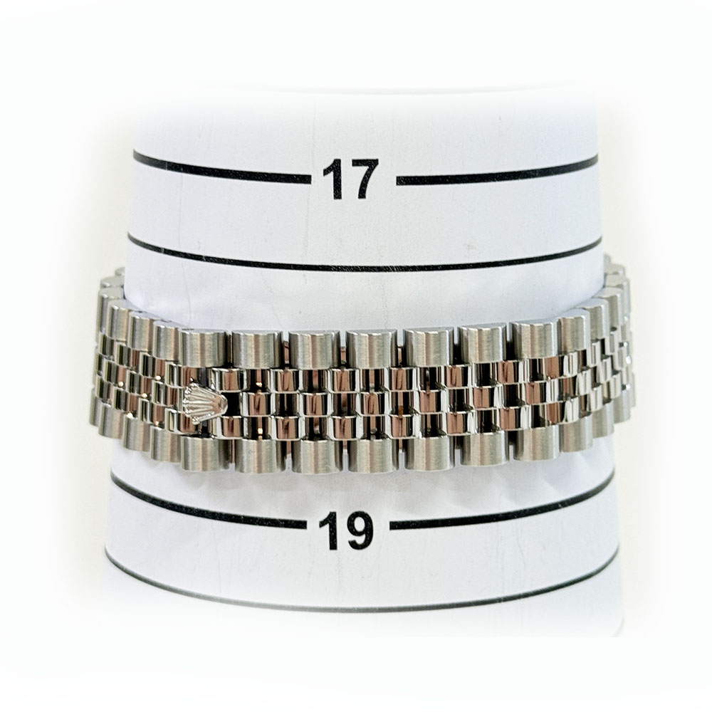 Rolex Datejust 36mm Jubilee 116234 Stainless Steel Watch Black Roman Dial 2007