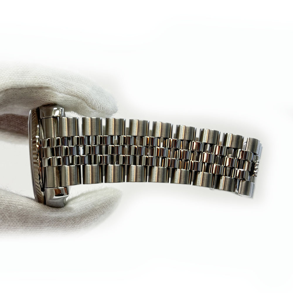 Rolex Datejust 36mm Jubilee 116234 Stainless Steel Watch Black Roman Dial 2007