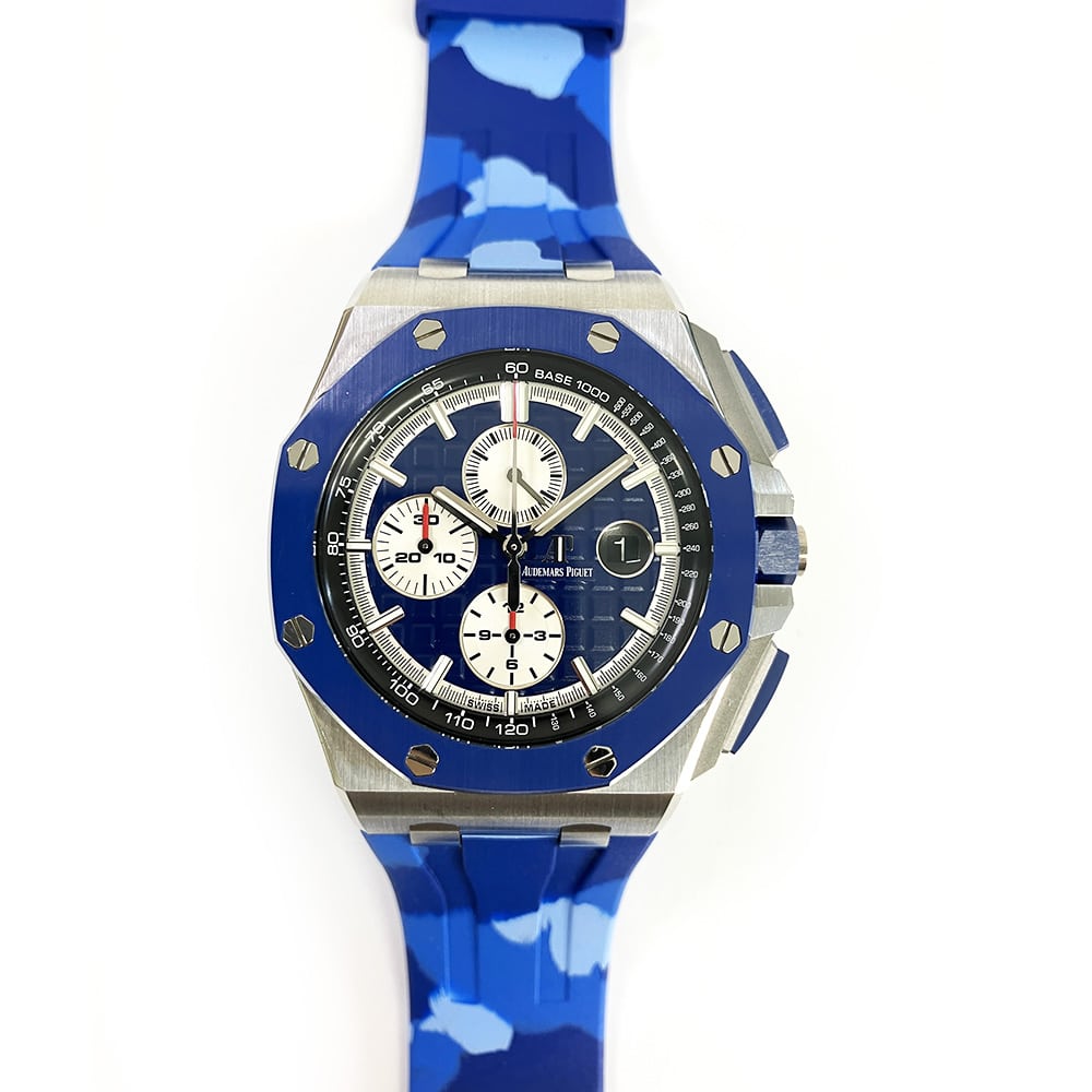 Audemars Piguet Royal Oak Offshore Chronograph 26400SO.OO.A335CA.01 44mm Stainless Steel with Blue Dial Watch 2019