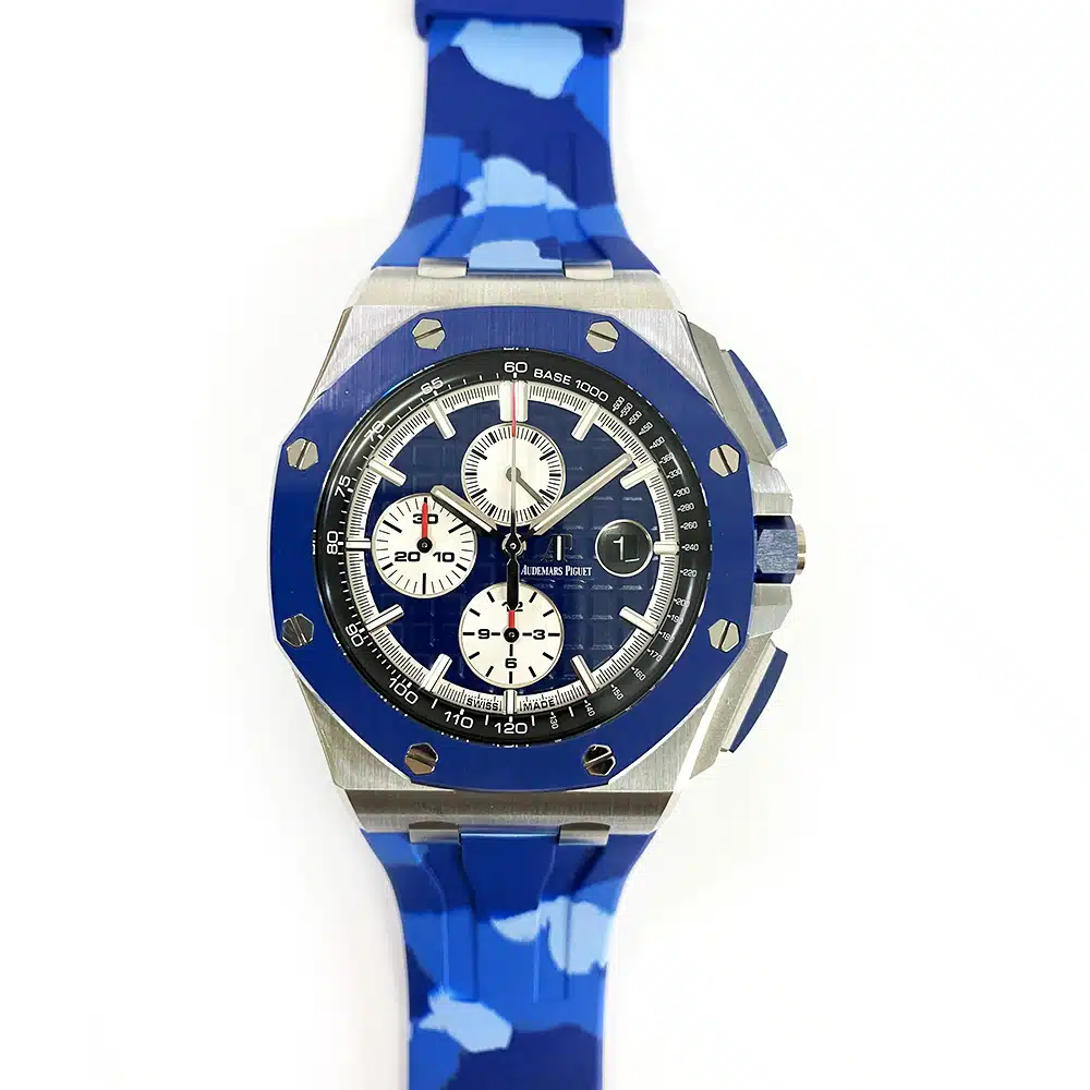 Audemars Piguet Royal Oak Offshore Chronograph 26400SO.OO.A335CA.01 44mm Stainless Steel with Blue Dial Watch 2019 – image 3