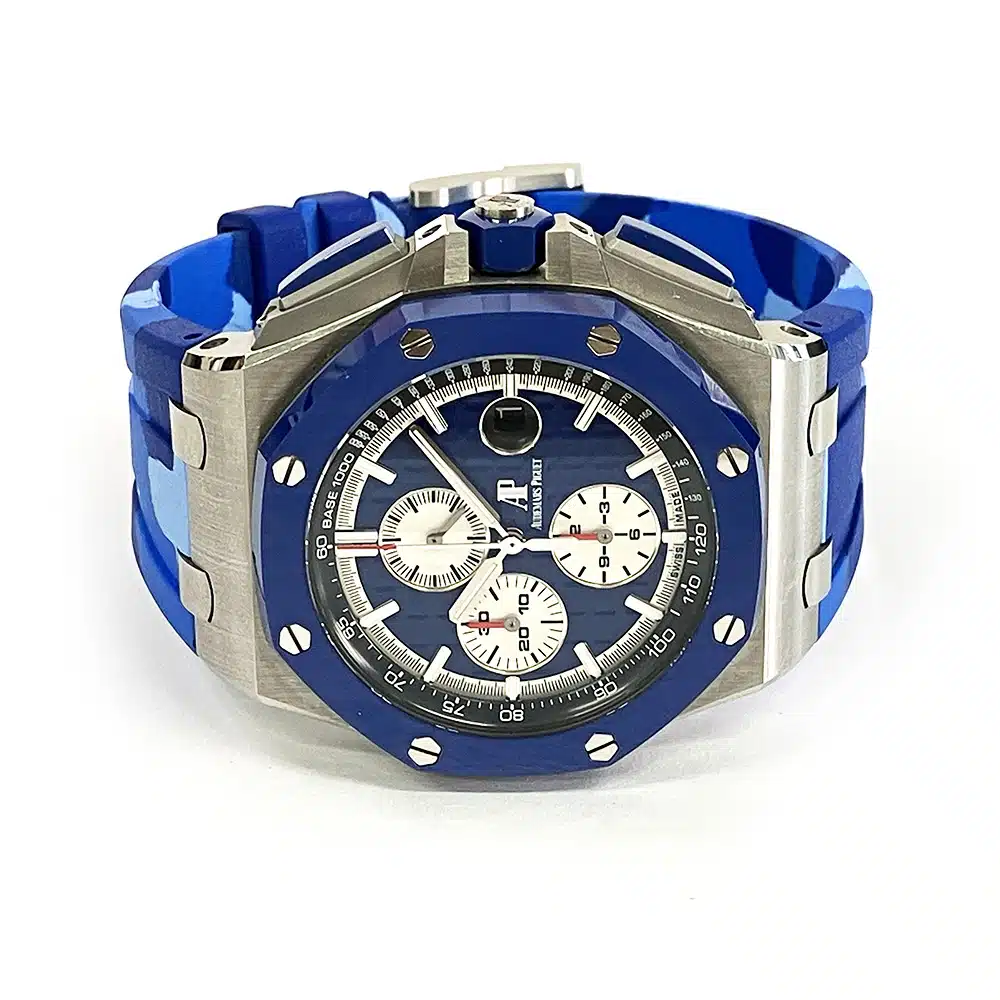 Audemars Piguet Royal Oak Offshore Chronograph 26400SO.OO.A335CA.01 44mm Stainless Steel with Blue Dial Watch 2019 – image 4