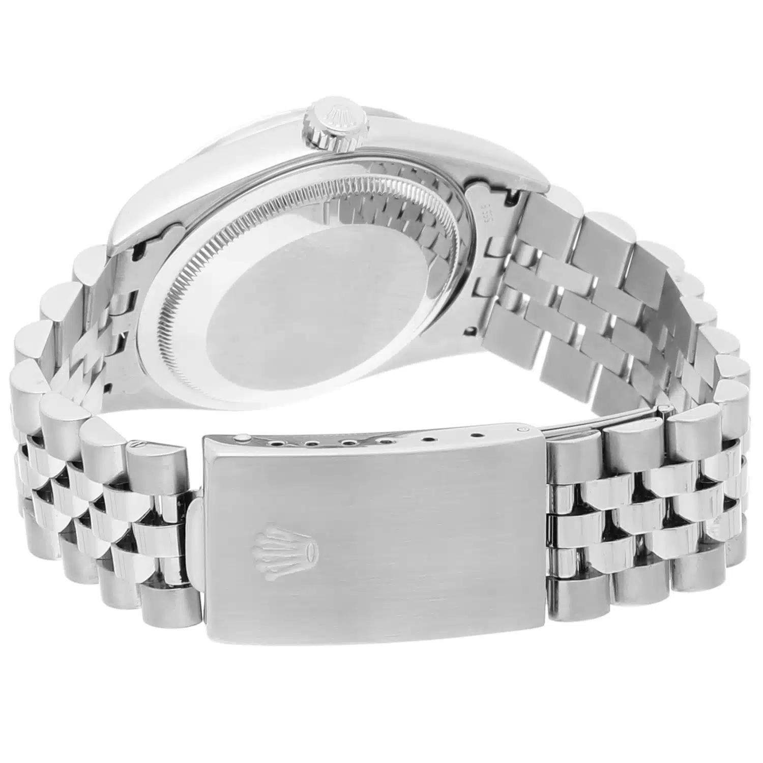 Rolex Datejust 36 Stainless Steel Quickset Watch Silver Roman Dial 16220 – image 7