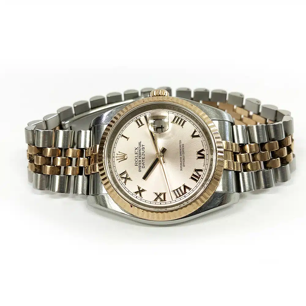 Rolex Datejust 116231-0089 36mm Rose Gold and Stainless Steel with Pink Dial Watch 2005 – image 4