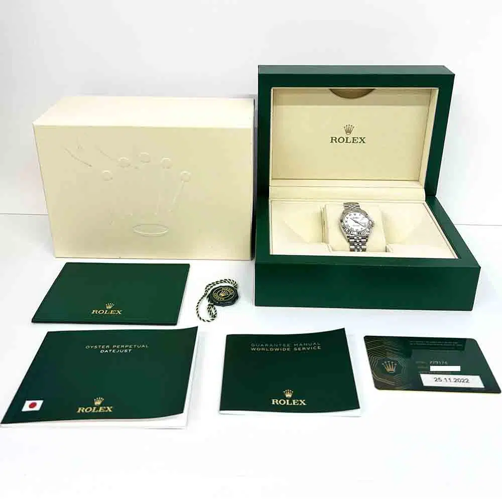 Rolex Datejust 28mm 279174 Stainless Steel with White Roman Dial Watch 2022 MINT – image 8
