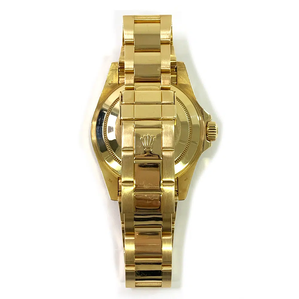 Rolex Submariner Date 40mm 16618SG Oyster Yellow Gold Watch Champagne Diamond Dial 2022 – image 5