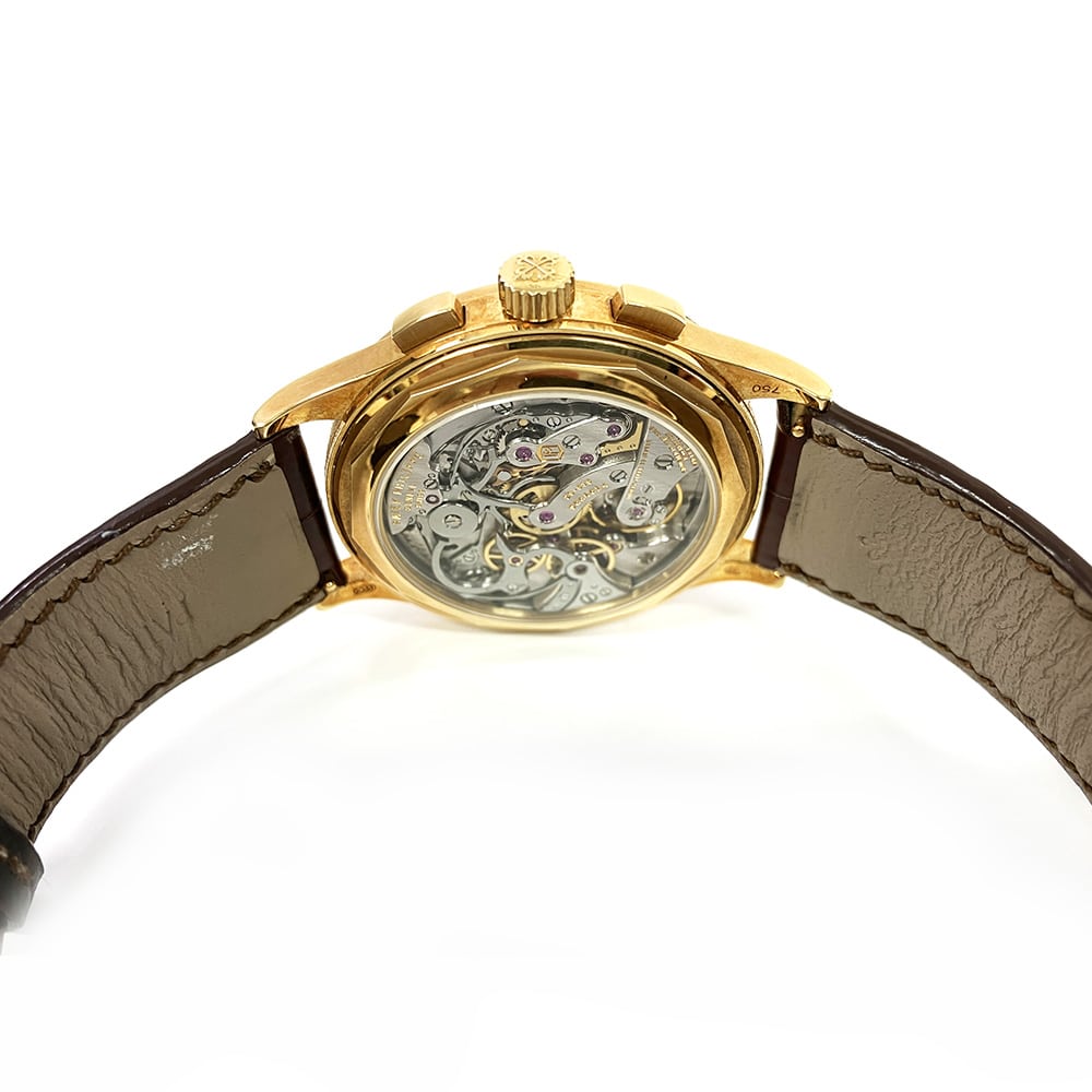 Patek Philippe Chronograph Compliated 5170J-001 Silver Dial Alligator Strap Watch 2012