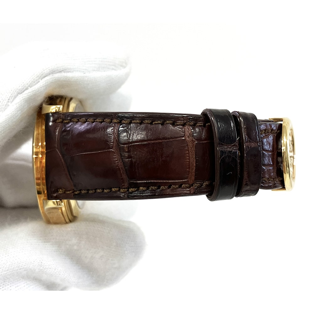 Patek Philippe Chronograph Compliated 5170J-001 Silver Dial Alligator Strap Watch 2012