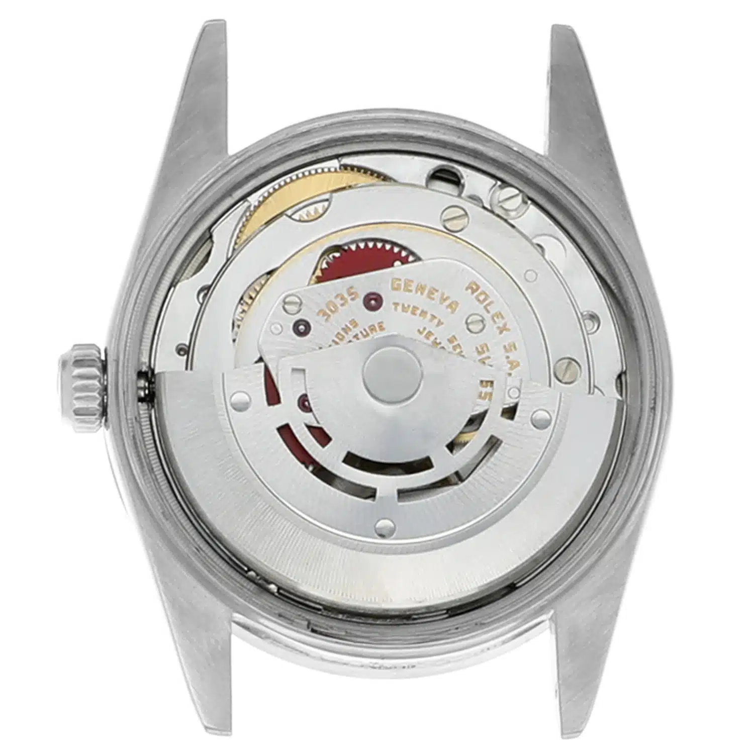 Rolex Oyster Perpetual Date Stainless Steel Watch Jubilee Silver Index Dial 15010 - 1983 – image 7