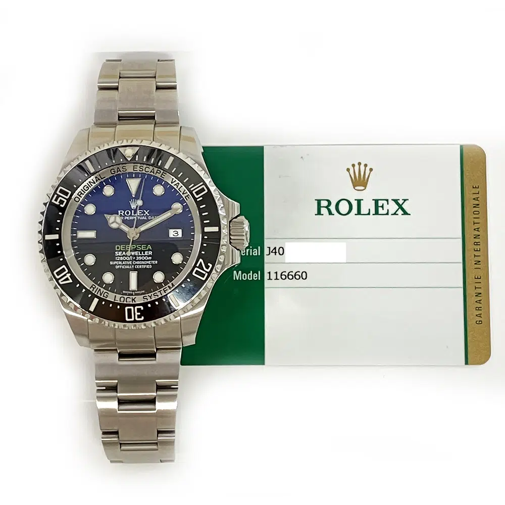 Rolex Sea-Dweller 44mm 116660 Stainless Steel D-Blue Dial 2015 – image 2