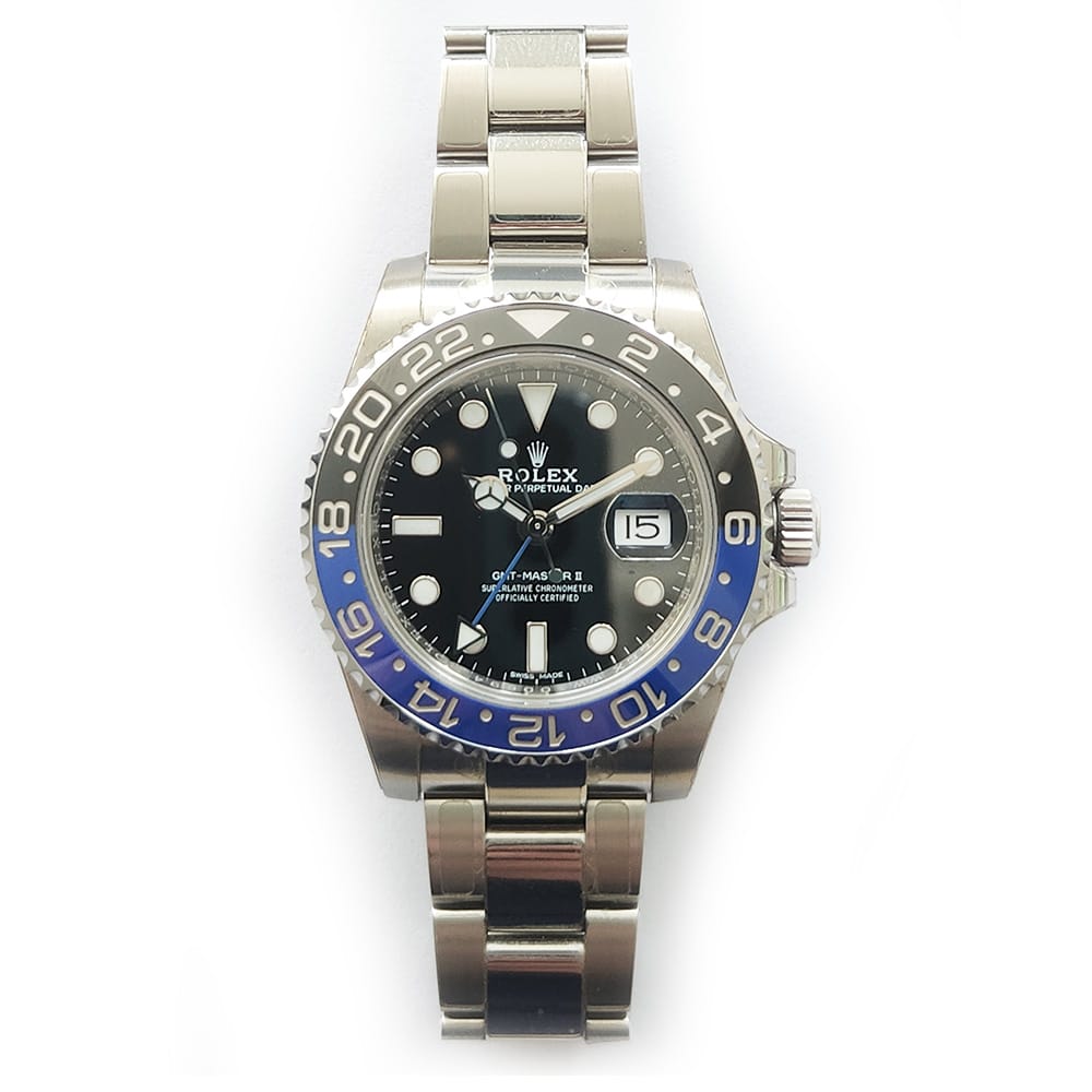 Rolex GMT-Master II Batman Black Dial 40mm 116710BLNR Oyster Stainless Steel Watch 2017