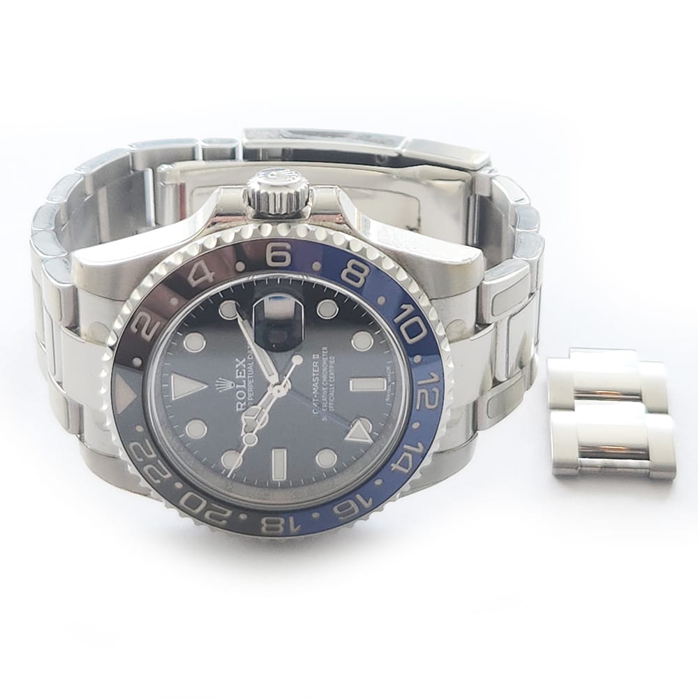 Rolex GMT-Master II Batman Black Dial 40mm 116710BLNR Oyster Stainless Steel Watch 2017