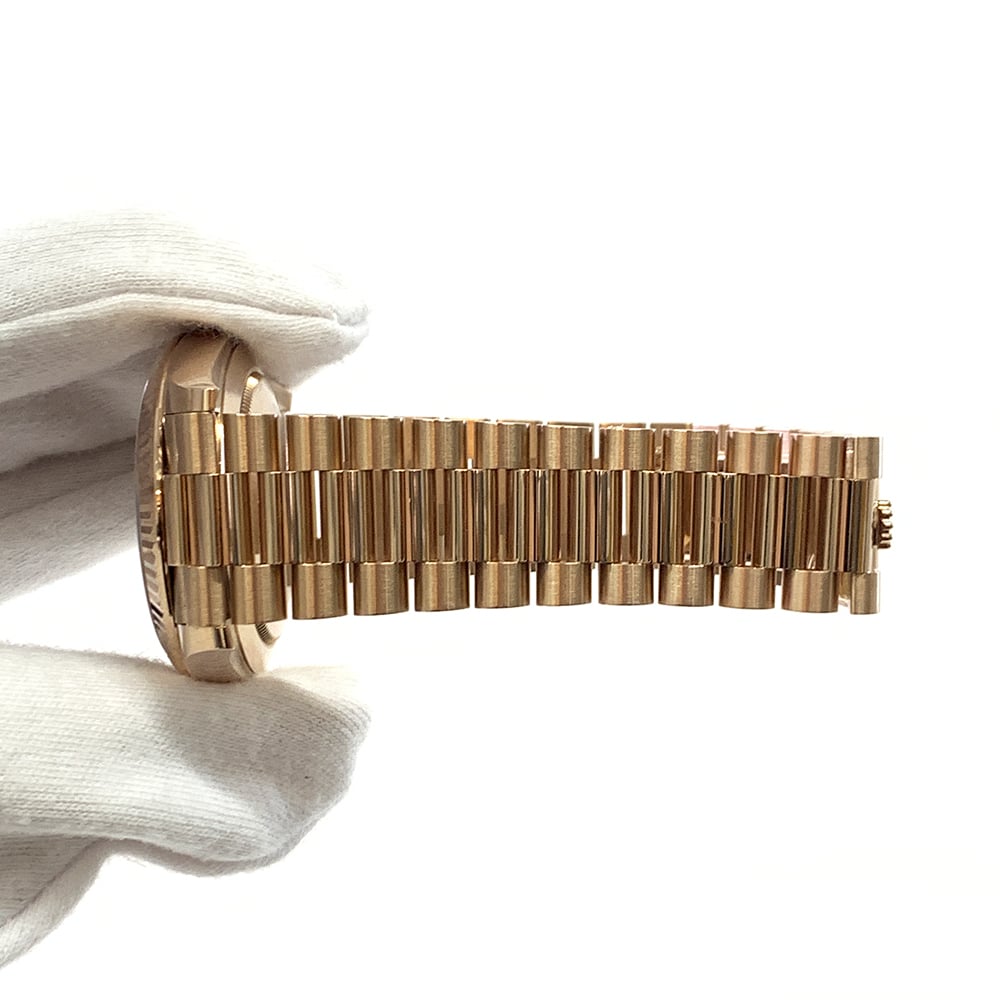 Rolex Day-Date 40 President 228235A Rose Gold with Chocolate Diamond Dial Watch 2022