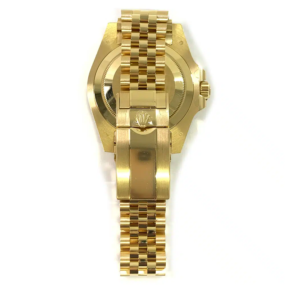 Rolex GMT-Master II 40mm Jubilee 126718GRNR Yellow Gold Watch Black Dial 2024 – image 5
