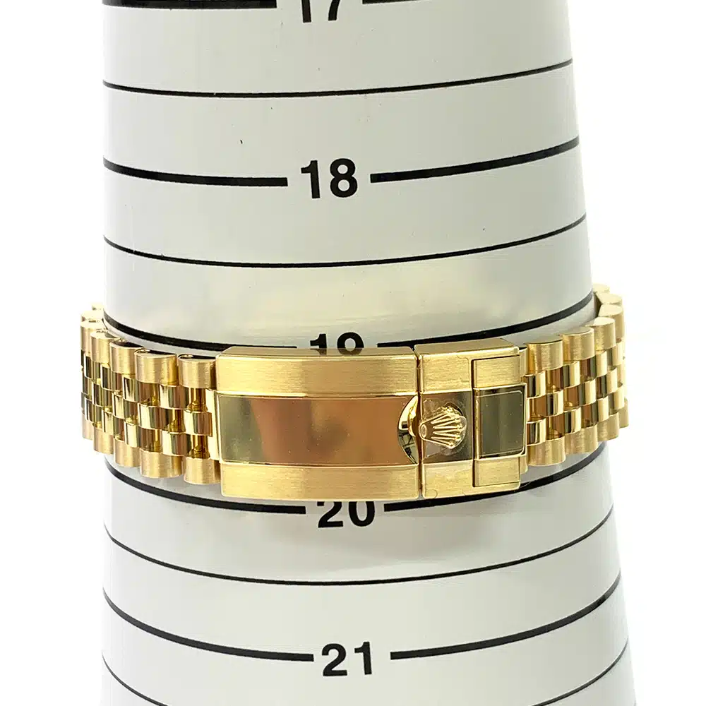 Rolex GMT-Master II 40mm Jubilee 126718GRNR Yellow Gold Watch Black Dial 2024 – image 6