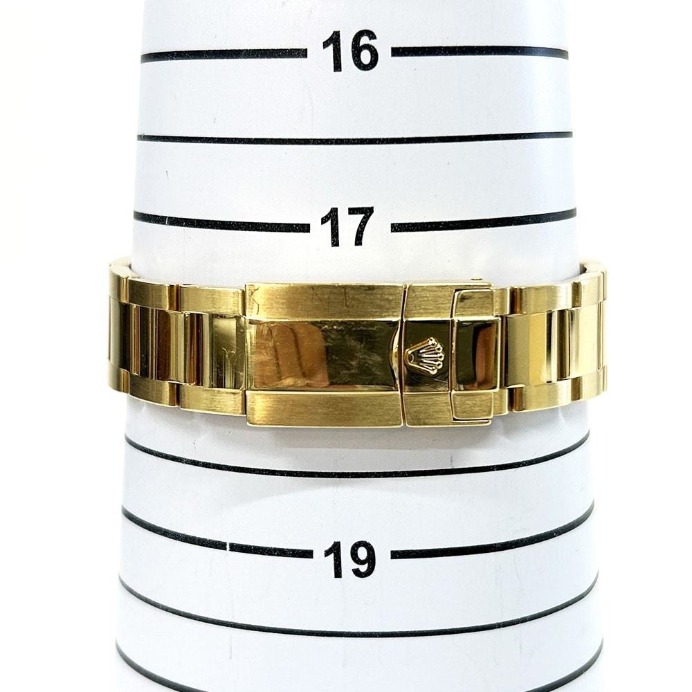 Rolex Daytona 40mm 116528 Yellow Gold with Black Diamond Dial Watch