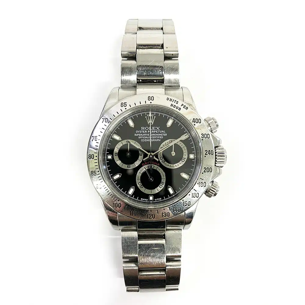 Rolex Daytona 116520 40mm Stainless Steel with Black Dial Watch
