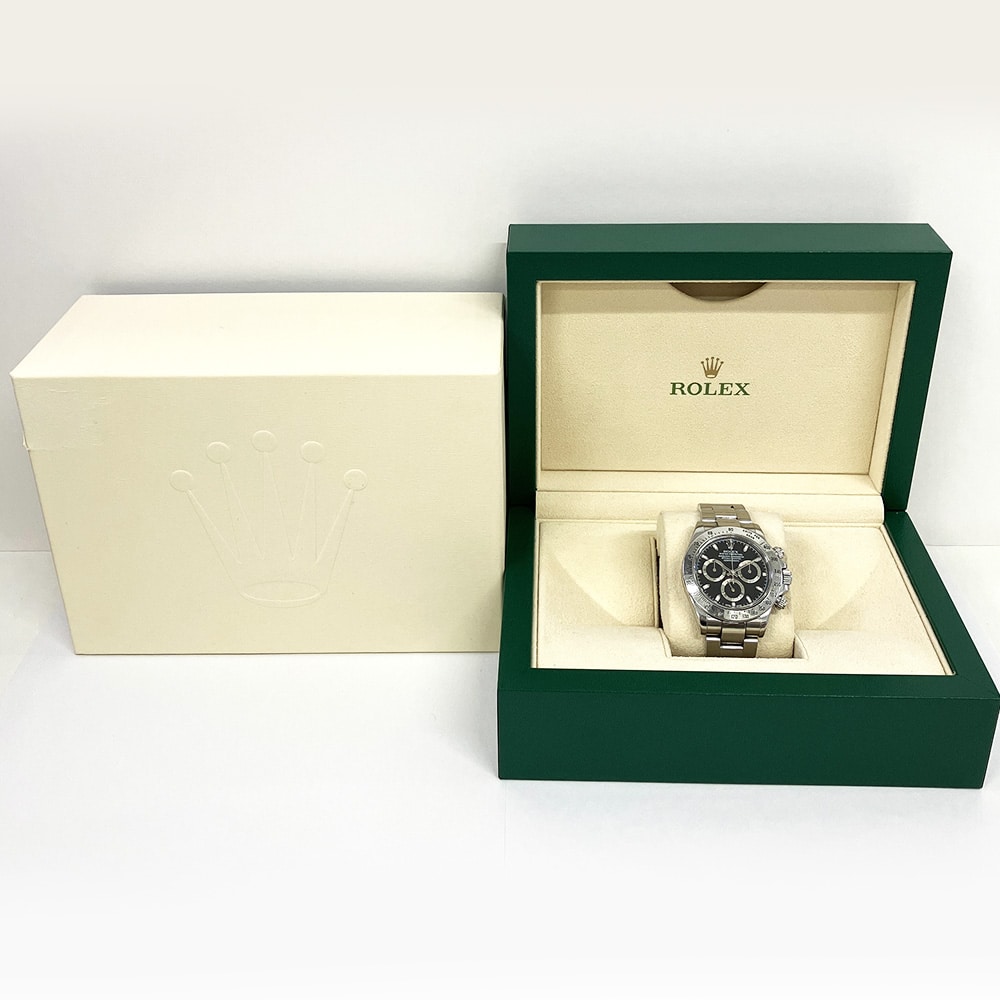 Rolex Daytona 116520 40mm Stainless Steel with Black Dial Watch