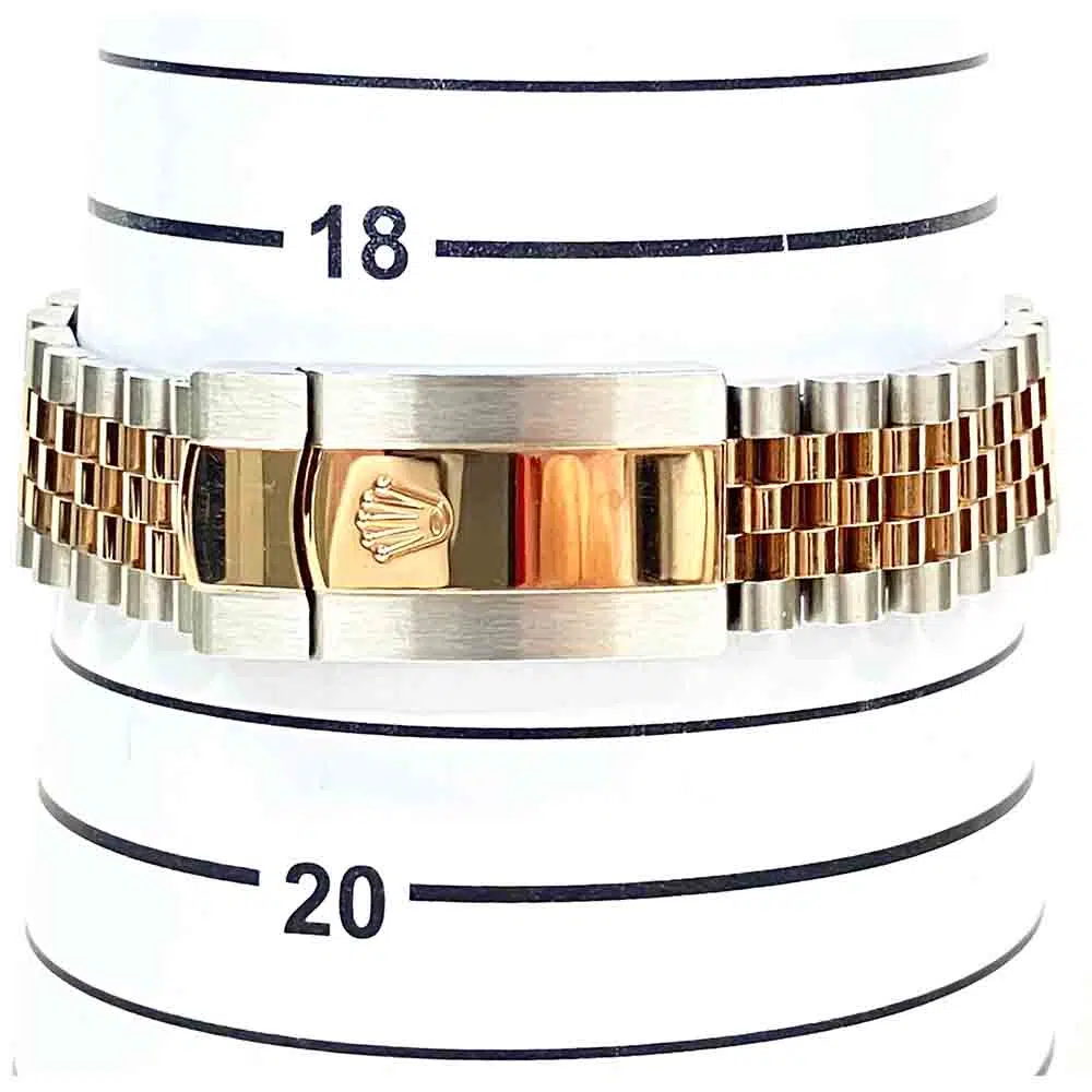 Rolex Datejust Grey Roman Dial 126331 Jubilee  Fluted Bezel Stainless Steel and Rose Gold Watch Wimbledon 2021 – image 6