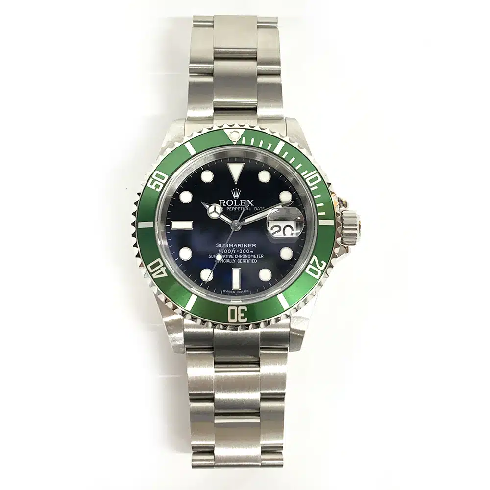 Rolex Submariner “KERMIT” Oyster 40mm 16610LV Stainless Steel Watch Black Dial 2007 – image 3