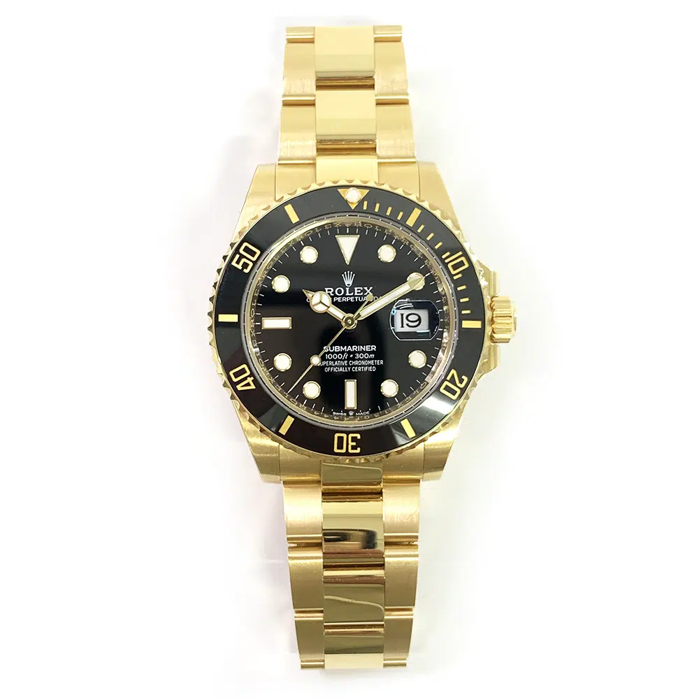 Rolex Submariner Date 41mm Oyster 126618LN Yellow Gold with Black Dial Watch 2023 – image 3