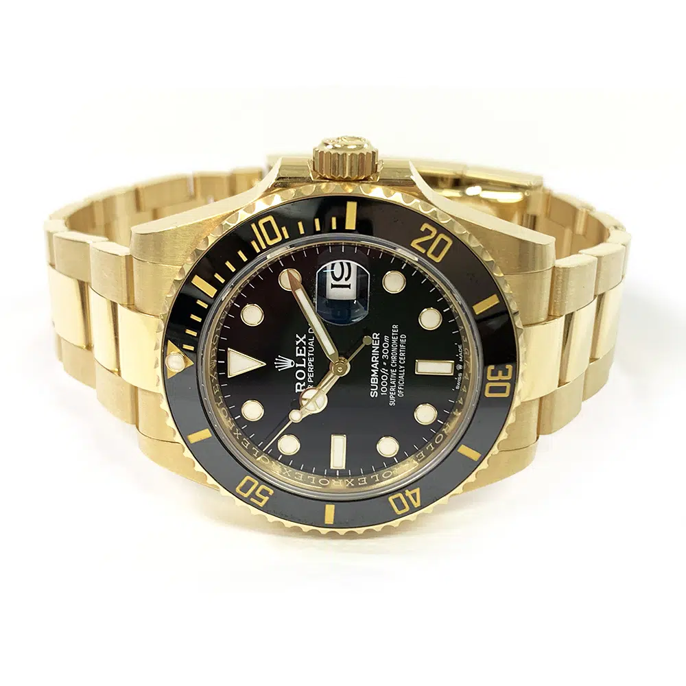 Rolex Submariner Date 41mm Oyster 126618LN Yellow Gold with Black Dial Watch 2023 – image 4