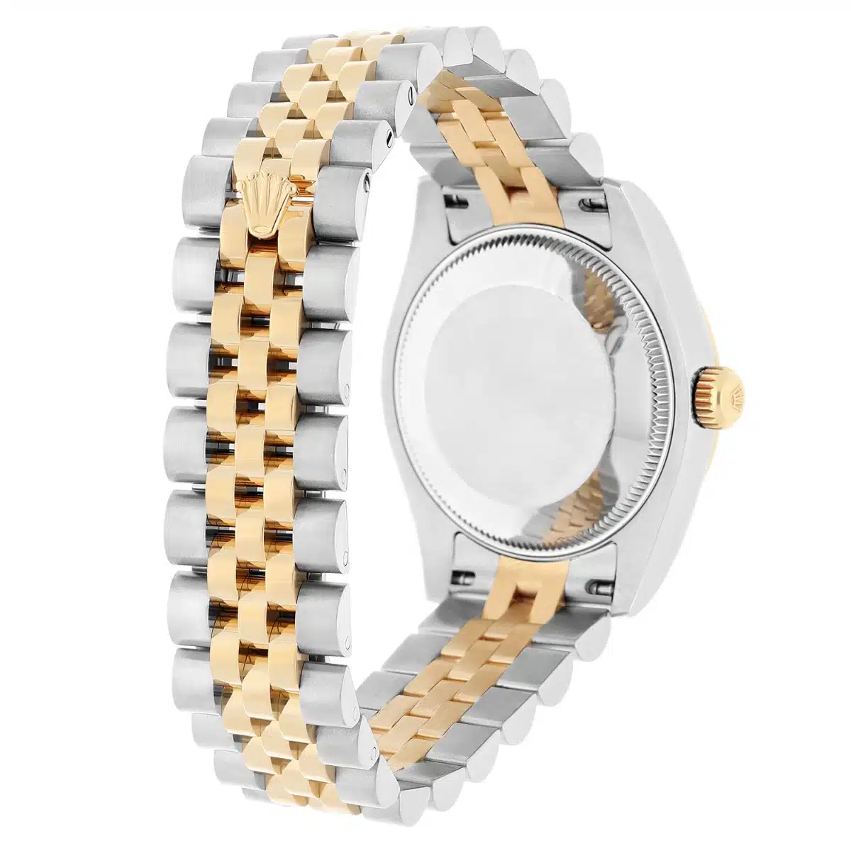 Rolex Datejust 31mm Yellow Gold/Steel Ladies Watch Silver Diamond Dial 178273-0015 - 2017 – image 7