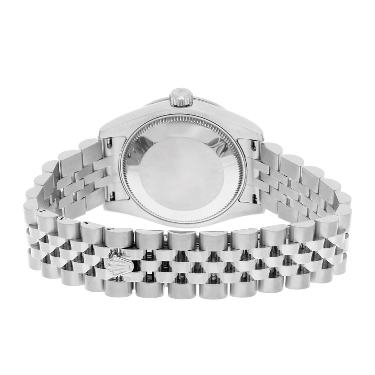 Rolex Ladies Datejust 178344 31mm Pink Dial Scattered Diamond Bezel Jubilee Band