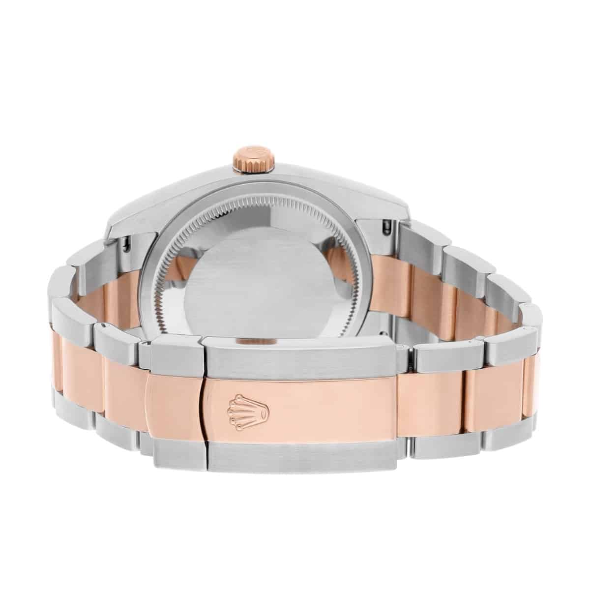 Rolex Datejust 36mm Black Diamond Dial Rose Gold/Stainless Steel 116201-0083