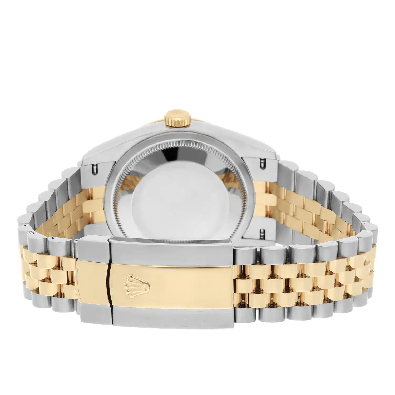 Rolex Datejust 36 18K Yellow Gold Fluted Bezel White Index Dial Jubilee Stainless Steel 126233 - 2020 – image 8