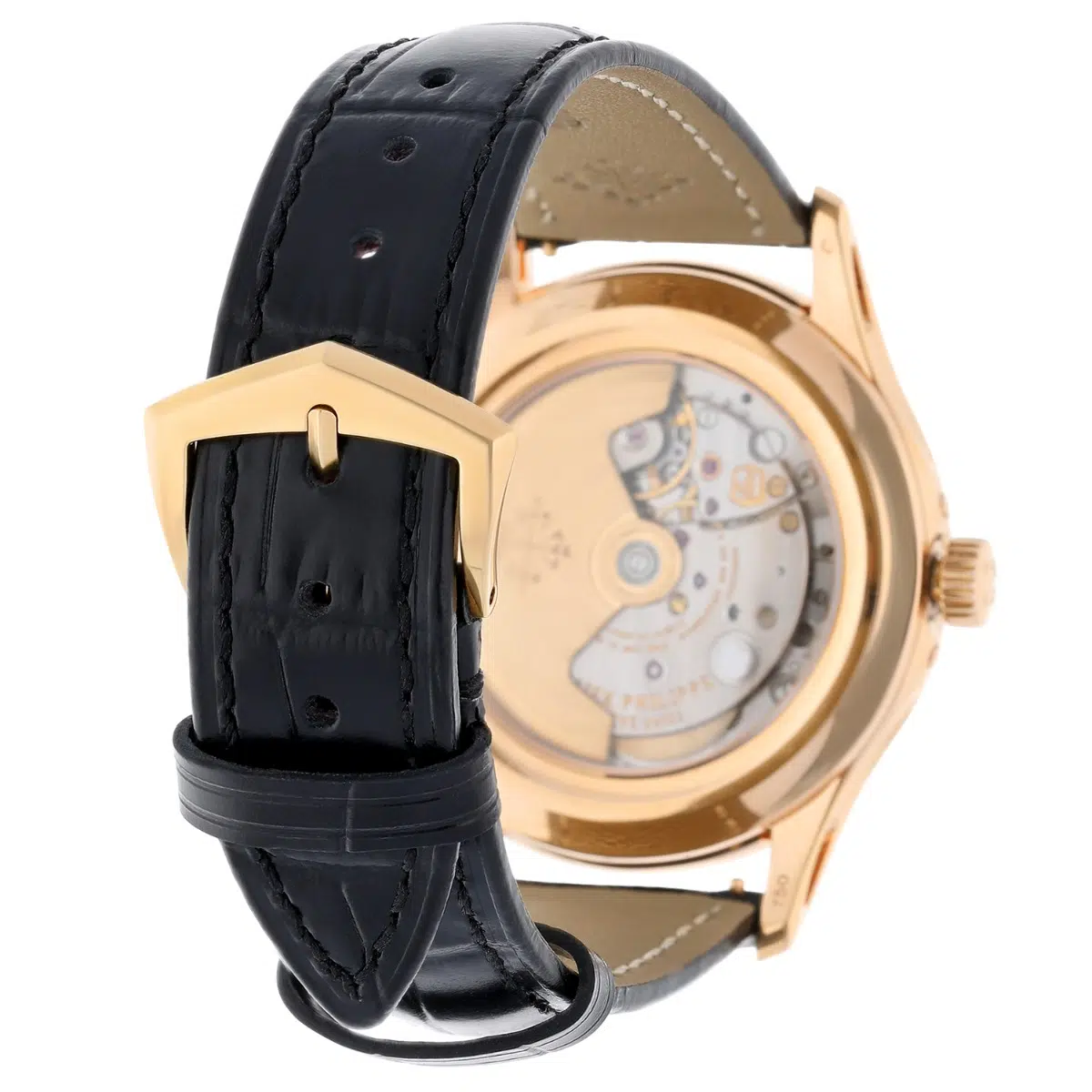 Patek Philippe Complications 5205R-001 Rose Gold Silver Dial Mens Watch Complete – image 7