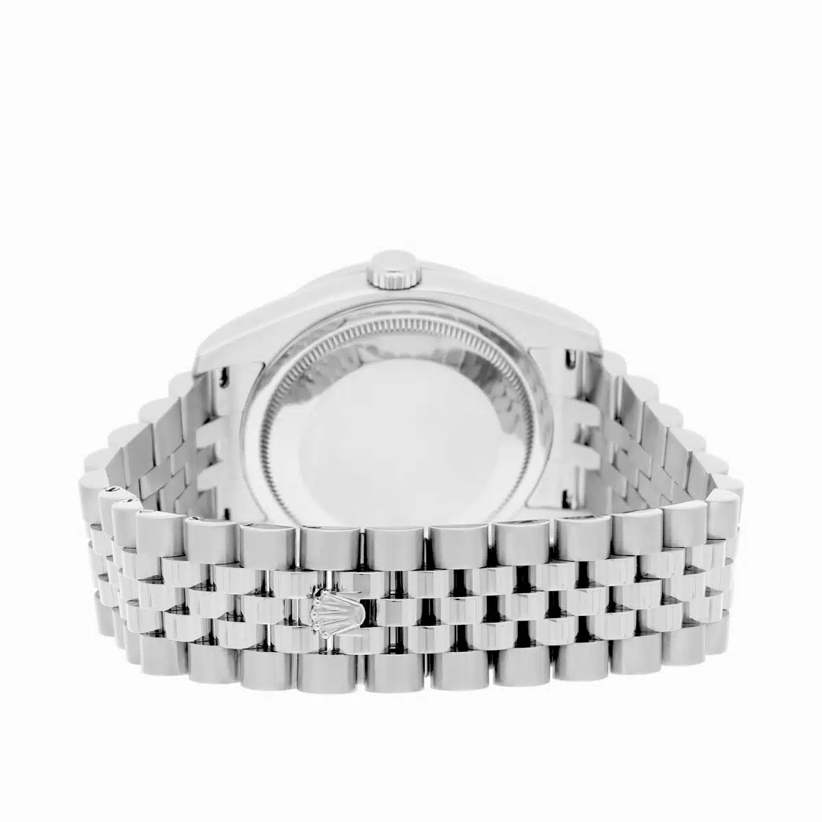 Rolex Datejust 36 Diamond Bezel Black Index Dial Jubilee Band Watch – image 8