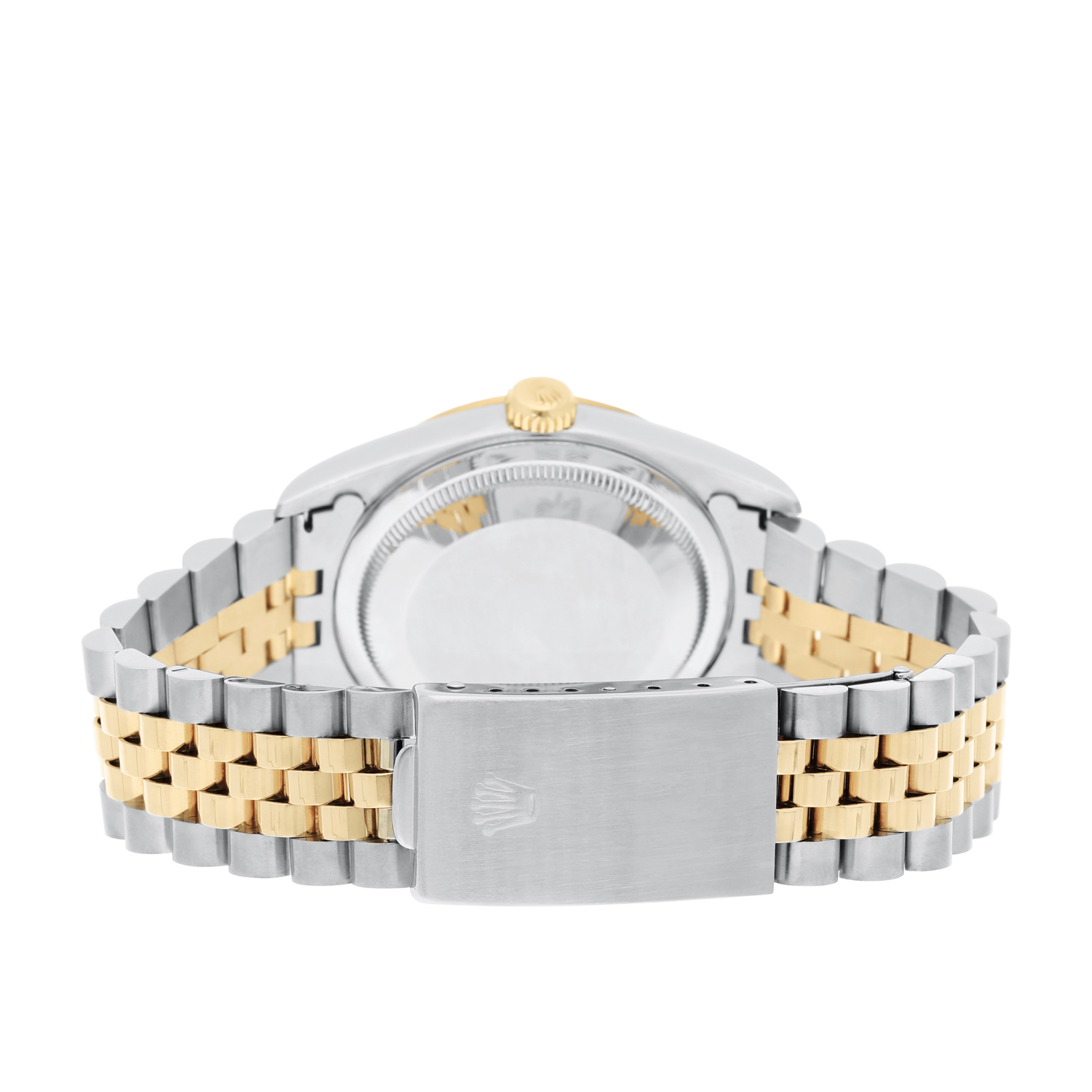 Rolex Datejust 36mm Two Tone Dark Blue Diamond Dial Jubilee 16233 Circa 1993