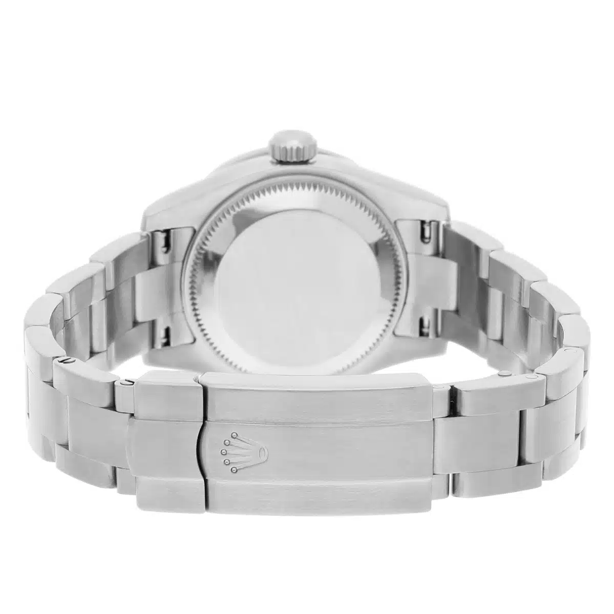 Rolex 26mm OP Silver Dial Stainless Steel Ladies Watch 176200 Diamond Accent – image 8