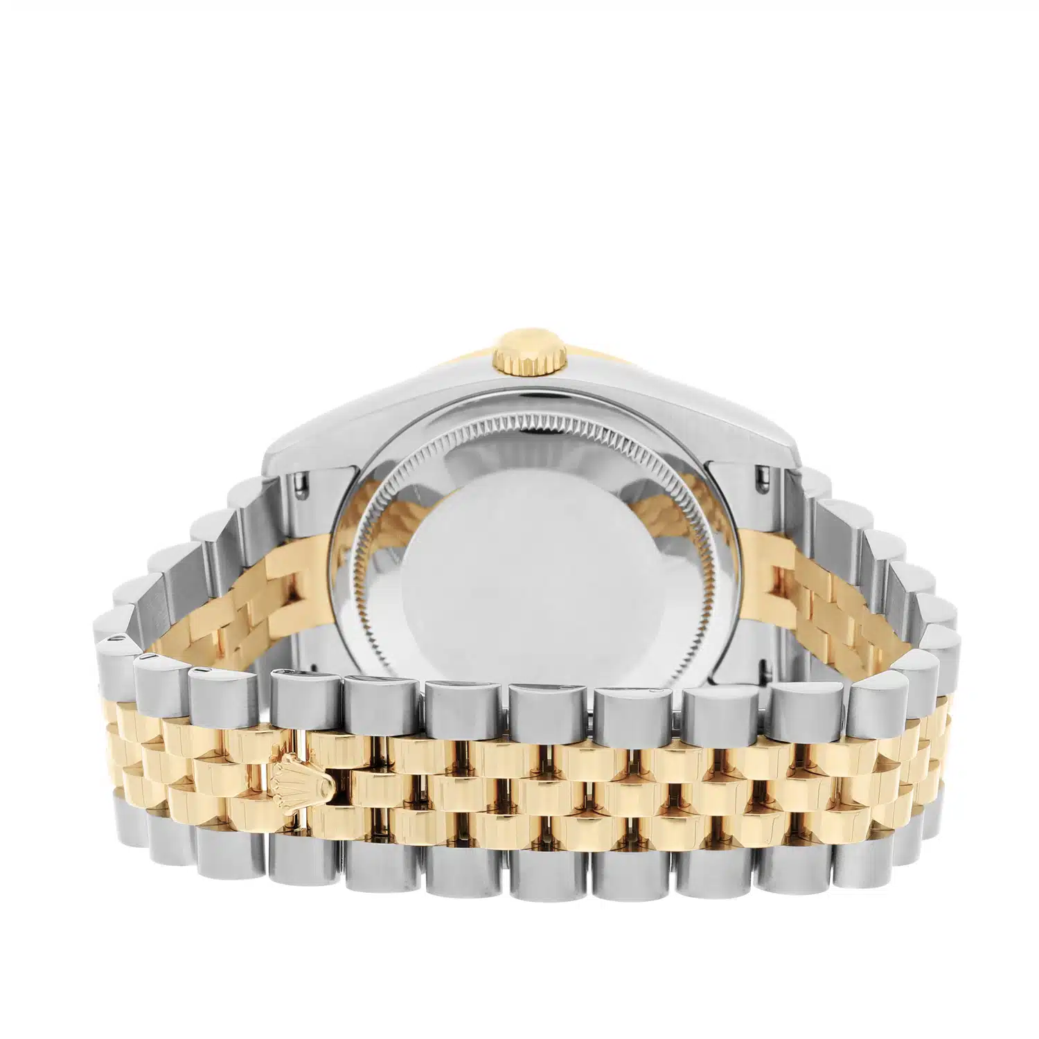 Rolex Datejust 116243 36mm Yellow Gold & Steel Champagne Jubilee Diamond Dial – image 7