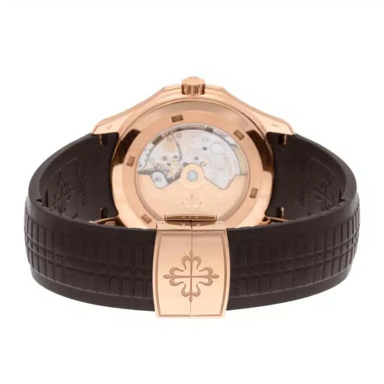 Patek Philippe Aquanaut 5167R Rose Gold With Brown Rubber Watch – image 8