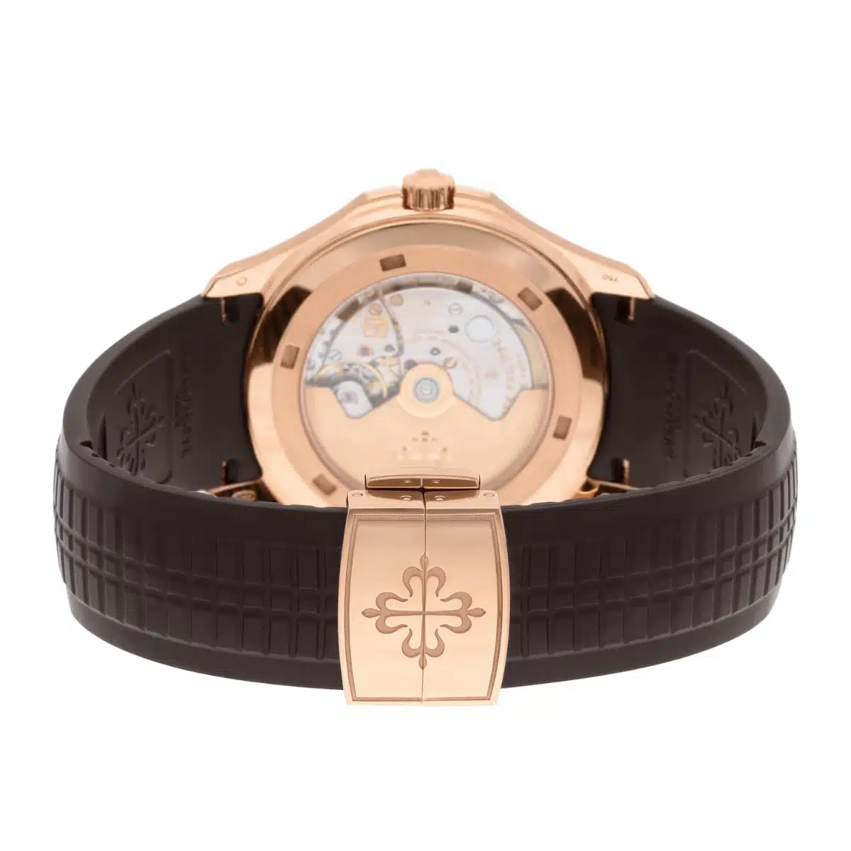 Patek Philippe Aquanaut 5167R Rose Gold With Brown Rubber Watch – image 8