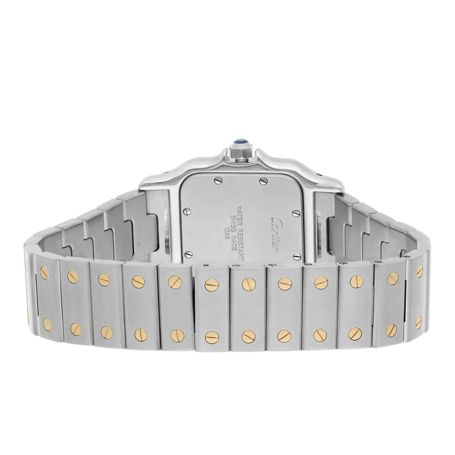 Cartier Santos Galbee W20011C4 Quartz 29 mm Two Tone Yellow Gold Ladies Watch – image 6
