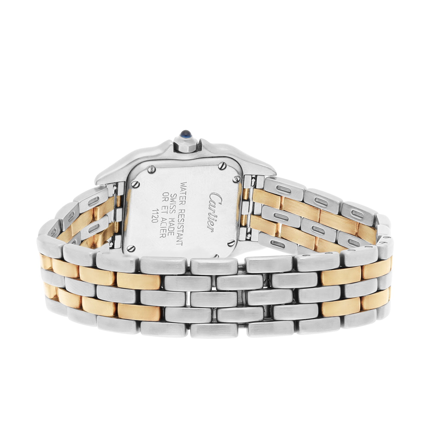 Cartier Panthère W25029b6 Panthere Ladies 18k Yellow Gold And Stainless Steel Quartz Complete Set