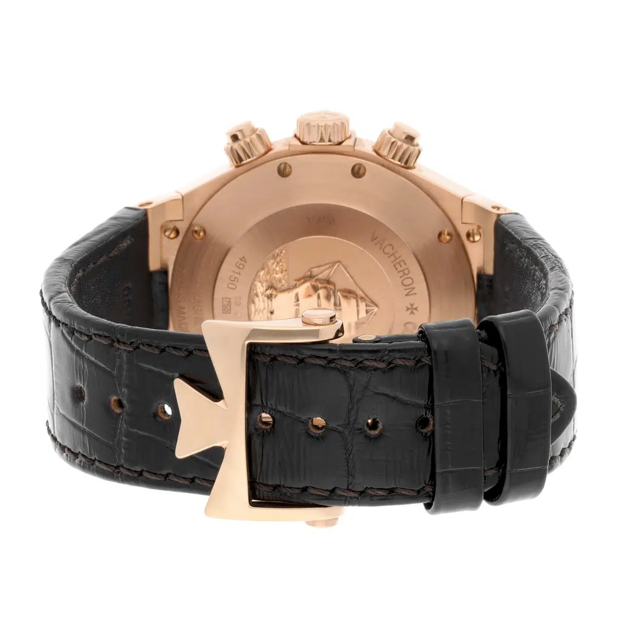 Vacheron Constantin Overseas 49150/000R-9338 Automatic Rose Gold Mens Watch Date – image 8